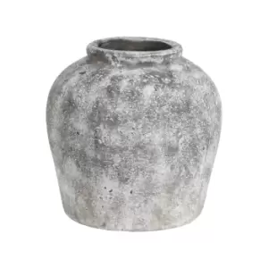 image of Aged Stone Ceramic Vase