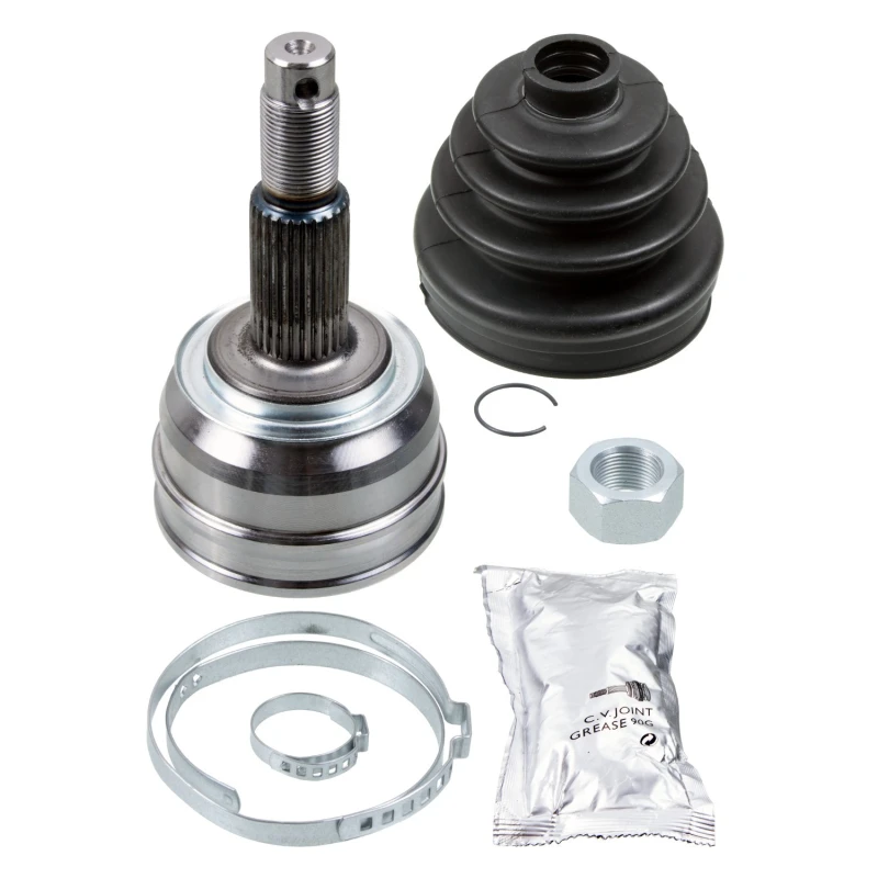 Image of FEBI BILSTEIN 186547 CV Joint with nut, with grease Joint Kit,drive shaft (5)