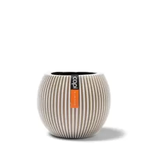 Image of Capi Europe Vase Ball Groove 18X15Cm Ivory Planter Pot