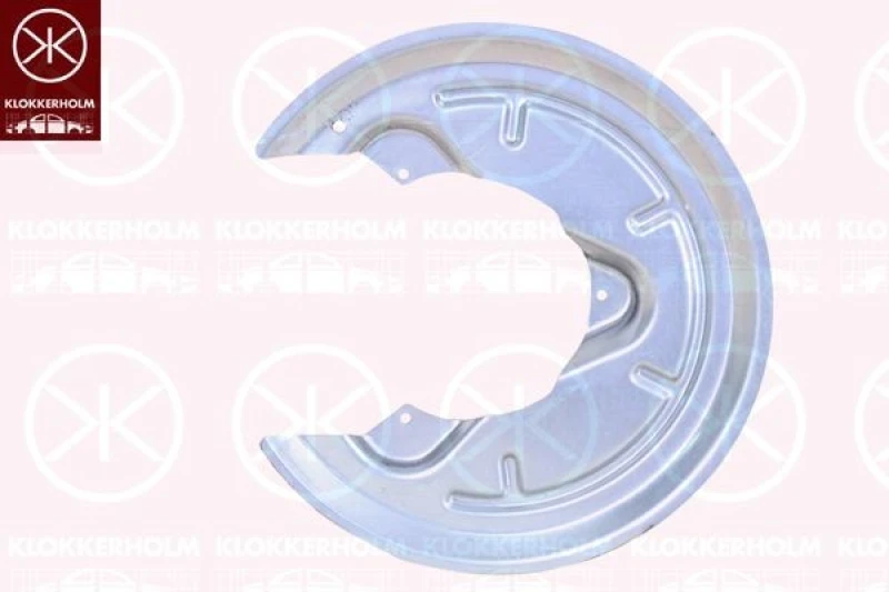 Image of KLOKKERHOLM Brake disc backing plate KLOKKERHOLM 6033870