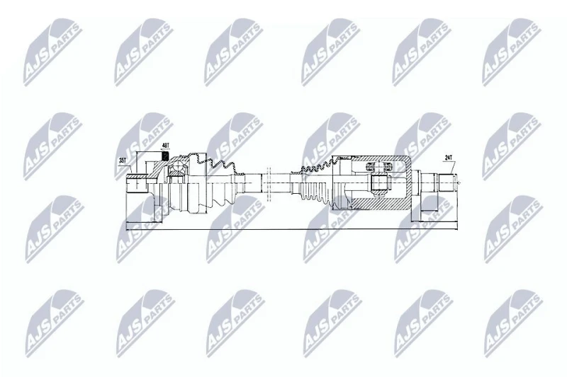 Image of NTY Drive shaft NTY NPW-ME-027