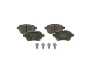 Image of Bosch Brake pad set 0 986 494 825 Brake pads,Brake pad set, disc brake OPEL,VAUXHALL,Corsa E Schragheck (X15),Adam (M13)
