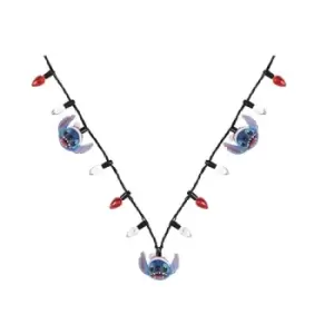 image of Disney Lilo and Stitch Blue and red flashing lights Christmas necklace NH00948L-30