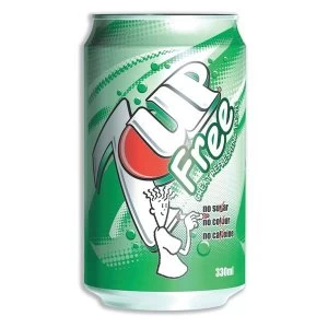 Image of 7UP 330ml Light Soft Drink Can 1 x Pack of 24 Cans