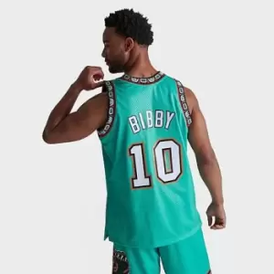 image of Mitchell And Ness Nba Swingman Jersey Vancouver Grizzlies - Mike Bibby, Teal Grizzlies, Male, Basketball Jerseys, x