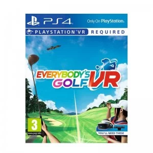 Image of Everybodys Golf VR PS4 Game