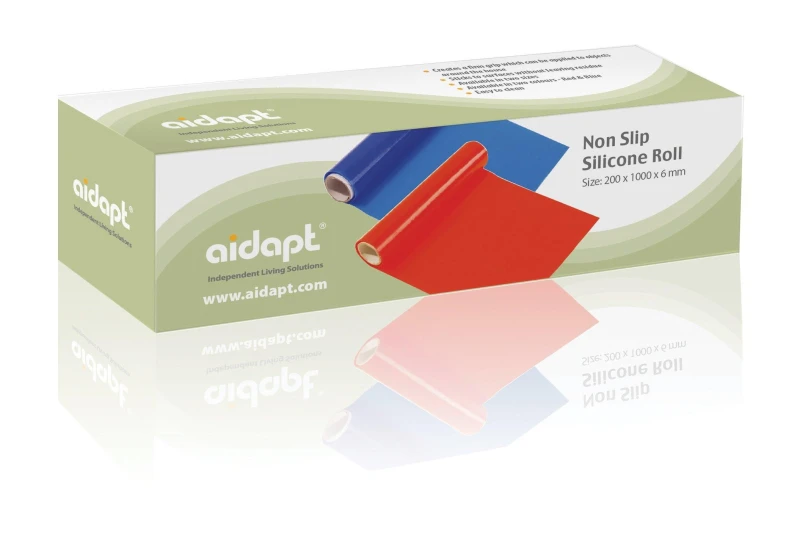 Image of Aidapt 1Mx20cm Non Slip Roll Blue Blue