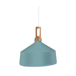 image of Larissa Lighting - Larissa Petrich Dome Ceiling Pendant 1 Light Aluminium Light Green