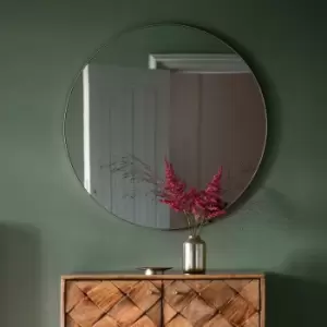 Image of Gallery Direct Bowie Round Mirror Silver