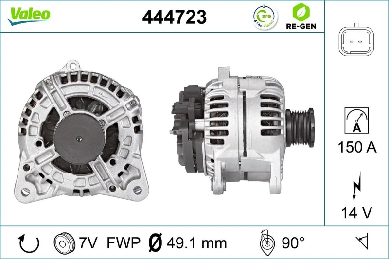 Image of Alternator VALEO 444723