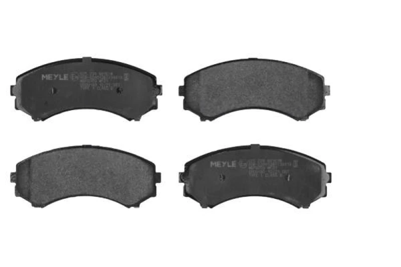 Image of MEYLE 025 234 8816/W Brake pad set Front Axle, without acoustic wear warning, Original Quality, with anti-squeak plate Brake Pad Set,disc brake (402)