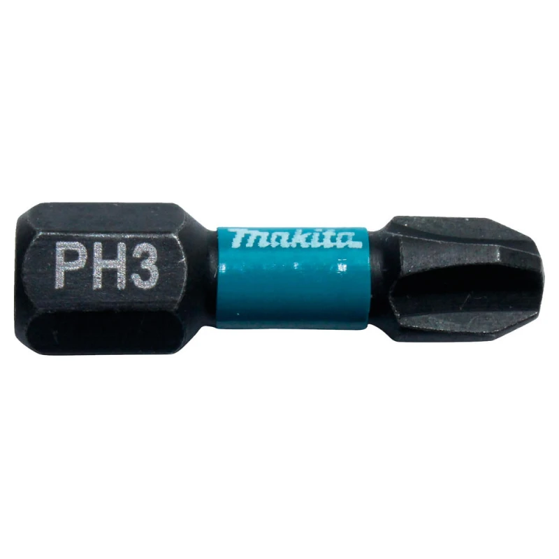Image of Makita Impact Black Torsion Phillips Screwdriver Bits B-63622 Type: PH3
