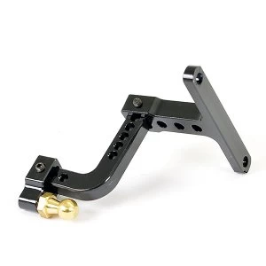 image of Fastrax Aluminium Trailer Drop Hitch Receiver Towball