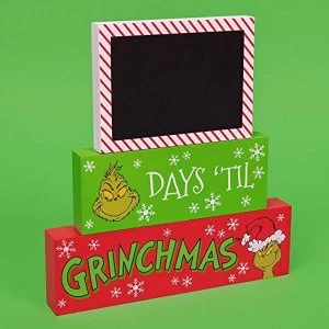 image of The Grinch ... Days 'Til Grinchmas Personalisable Plaque