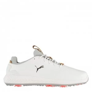 Image of Puma Power Adapt Leather Golf Shoes Mens - White