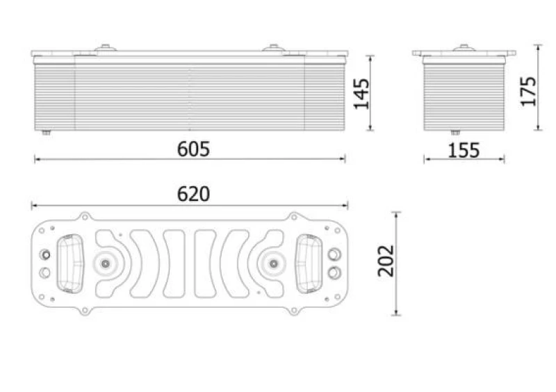 Image of Intercooler MAHLE CI 699 000P