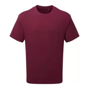 Image of Anthem Unisex Adult Heavyweight T-Shirt (3XL) (Burgundy)