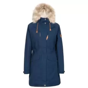 Image of Trespass Womens/Ladies Faithful Waterproof Jacket (L) (Navy)