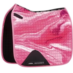 Image of Weatherbeeta Prime Marble Dressage Saddle Pad - Pink