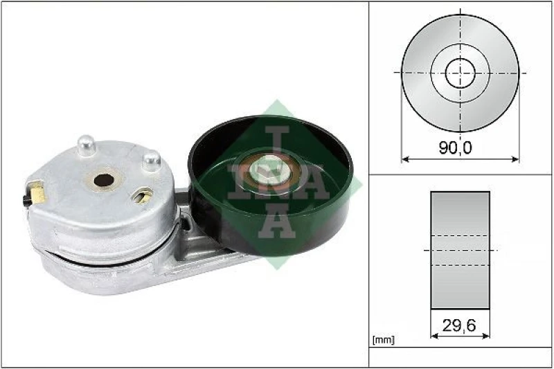 Image of Tensioner Lever, v-ribbed belt INA 534 0358 10