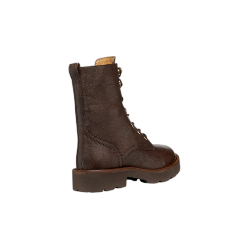 Image of Geox Womens lace-up boots Geox Norize Marron Female 41