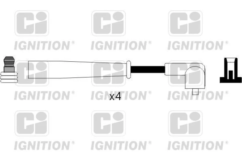 Image of QUINTON HAZELL Ignition lead set QUINTON HAZELL XC924
