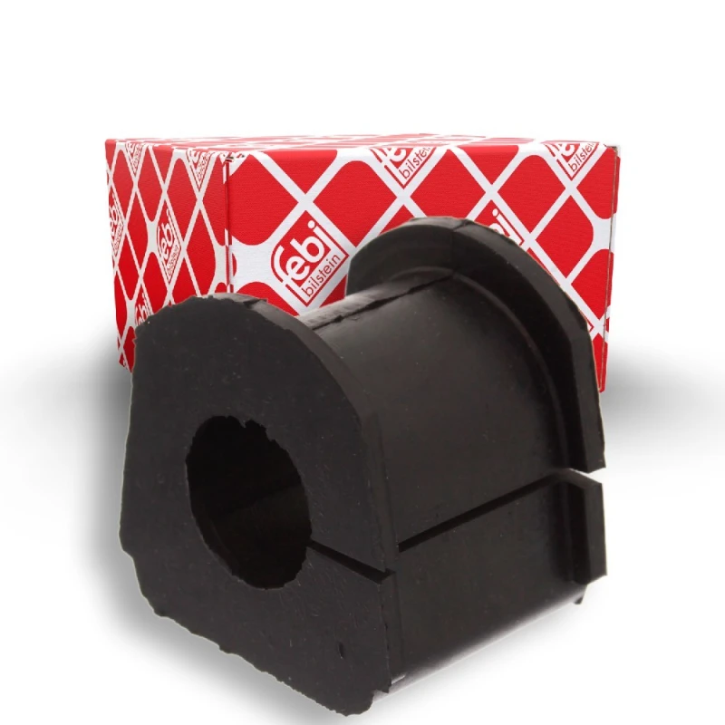 Image of FEBI BILSTEIN 41165 Stabilizer Bushes Rear Axle, Rubber Rubber Anti-roll Bar Bush Kit (1334)
