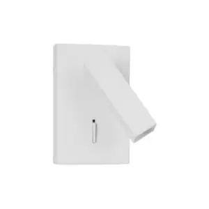 image of Netlighting Merano Buffalo Reading Light Sandy White Aluminium LED Cree 3W Switc