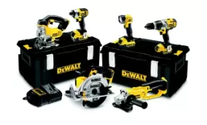 image of DEWALT Xr Cordless 18V 4A 6 Piece Power Tool Kit Dck692M3-Gb