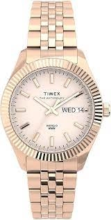 image of Timex Pink And Rose Gold 'Waterbury' Chronograph Fashion Watch - TW2U82800