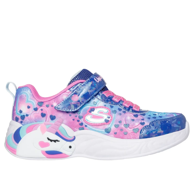 Image of Girl Trainers Skechers Unicorn Dreams Heart Sparkles Argente Female 32