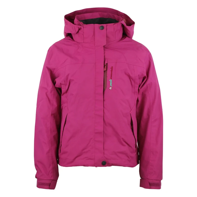 Image of Peak Mountain 3-in-1 girls' parka Peak Mountain Faciono Rose Female 3 ans FACIONO/LFC/FUSHIA