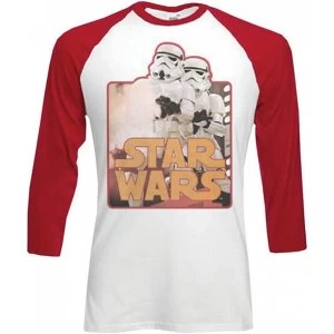 image of Star Wars Storm Troopers Mens Medium T-Shirt - White