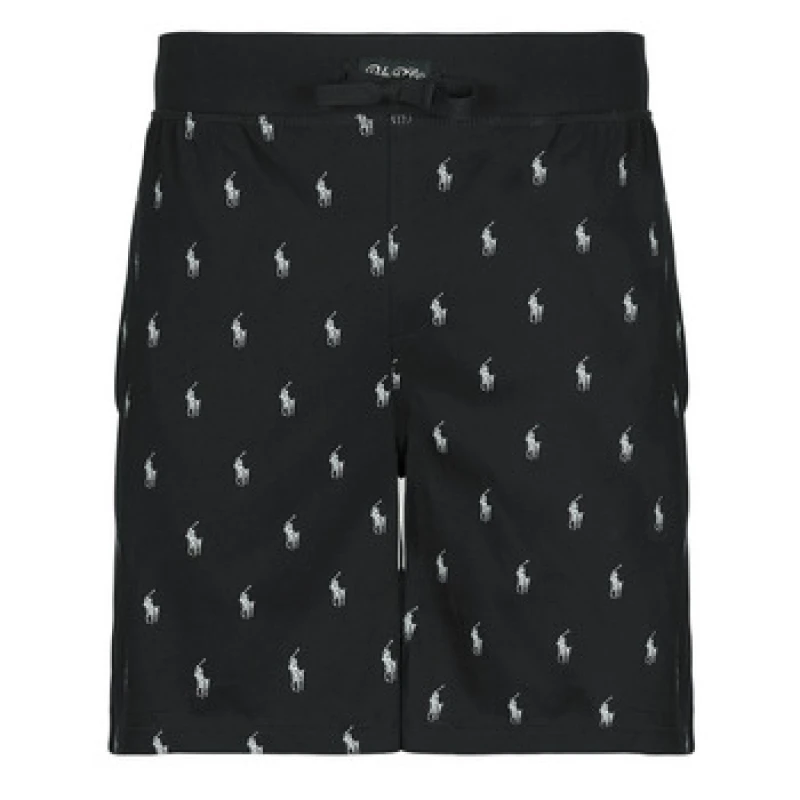 Image of Polo Ralph Lauren SLIM SHORT SLEEP BOTTOM mens Shorts in Black