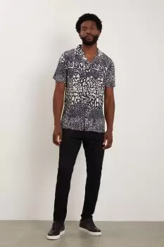 Image of Mens Black Skinny Fit Jean