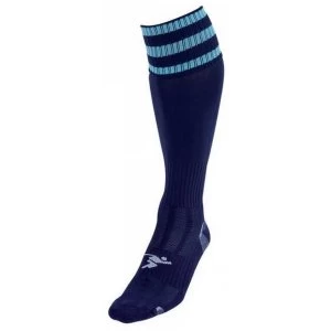 Image of PT 3 Stripe Pro Football Socks Mens Navy/Sky
