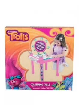 Dreamworks Trolls Colouring Table