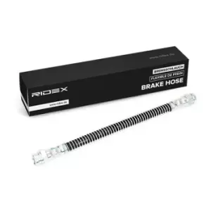 Image of RIDEX Brake Hose PEUGEOT,CITROEN 83B0068 168076,480665,96124223 Brake Line,Brake Pipe 480665,96124223