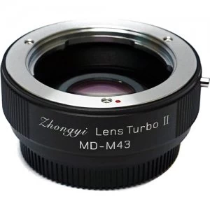 image of Zhongyi Lens Turbo Adapters ver II for Minolta MD Lens to Micro Four Thirds Camera