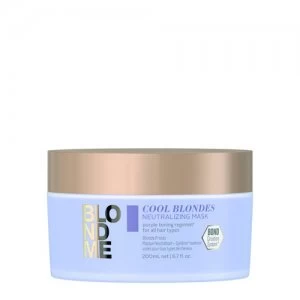 image of Schwarzkopf BlondMe Cool Blondes Neutralizing Mask 200ml