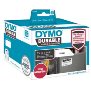Image of Dymo 1933084 S0722540 Original Durable Multi Purpose Labels 57mm x 32mm 1 x 800 Labels