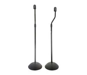 image of Sanus HTB3B1 Satellite Speaker Stands in Black Pair