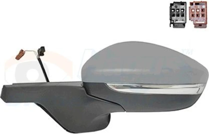 Image of VAN WEZEL Wing mirror VAN WEZEL 0937817