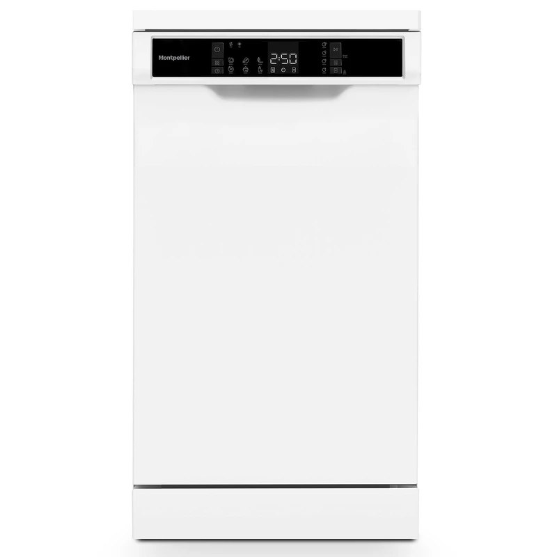Image of Montpellier MDWD1064W Slimline Freestanding Dishwasher