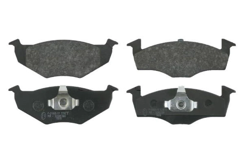 Image of SWAG 30 91 6044 Brake pad set Front Axle, excl. wear warning contact, with piston clip Brake Pad Set,disc brake (402)