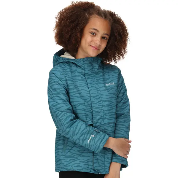 Image of Regatta Girls Bambee Waterproof Insulated Coat 7-8 Years - Chest 63-67cm (Height 122-128cm)