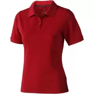 image of Elevate Calgary Short Sleeve Ladies Polo (M) (Red)