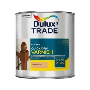Image of Dulux Trade Quick Dry Varnish - Gloss - 2.5L