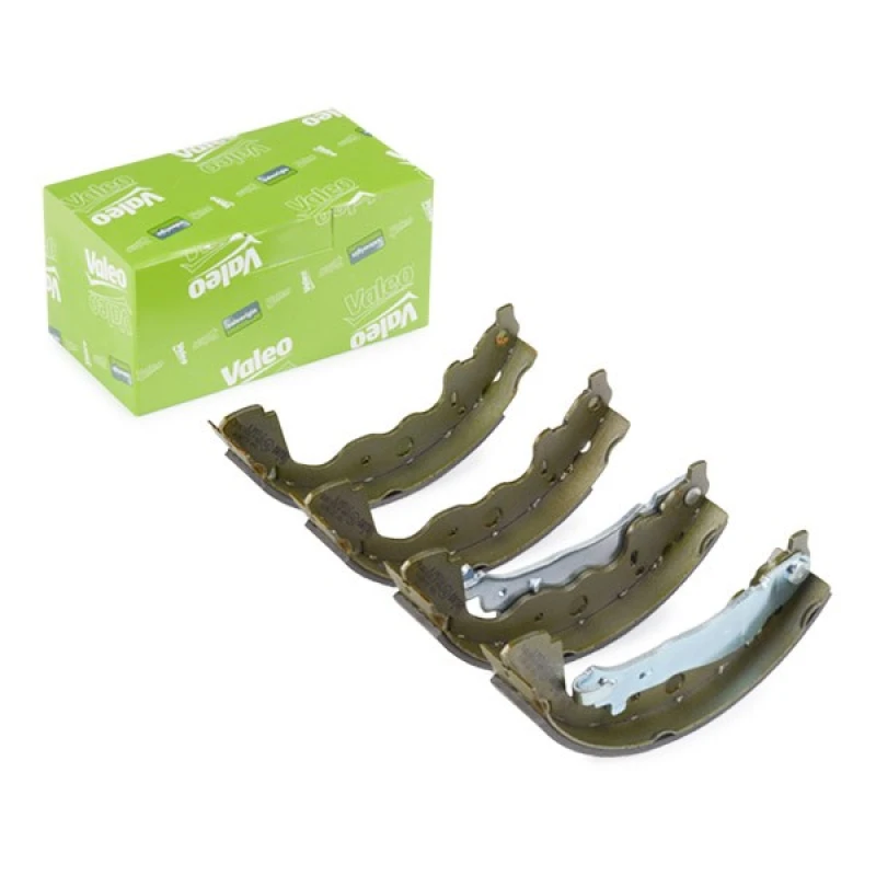 Image of VALEO 564104 Brake Shoes Rear Axle, without wheel brake cylinder Brake Shoe Set (70)