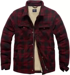Image of Vintage Industries Class Sherpa Jacket, red, Size 2XL, red, Size 2XL